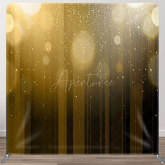 Aperturee - Aperturee Gradient Brown Bokeh Photo Square Tension Backdrop