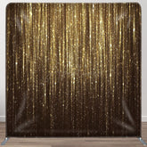 Aperturee - Aperturee Gradient Brown Glitter Dance Square Tension Backdrop