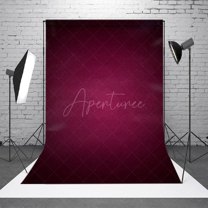 Aperturee - Aperturee Gradient Burgundy Old Master Photography Backdrop