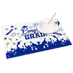 Aperturee - Aperturee Graduation Season Balloon Glitter Set of 4 Placemats