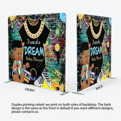 Aperturee - Aperturee Graffiti Brick Wall Hiphop Dream Baby Shower Backdrop