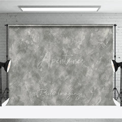 Aperturee - Aperturee Gray Abstract Textured Photography Backdrop Distressed Concrete Plaster Wall Background for Professional Photo Studio