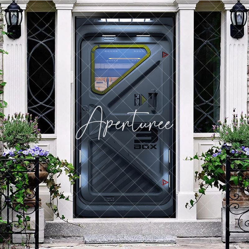 Aperturee - Aperturee Gray Biochemistry Laboratory Door Party Door Cover