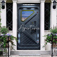Aperturee - Aperturee Gray Biochemistry Laboratory Door Party Door Cover