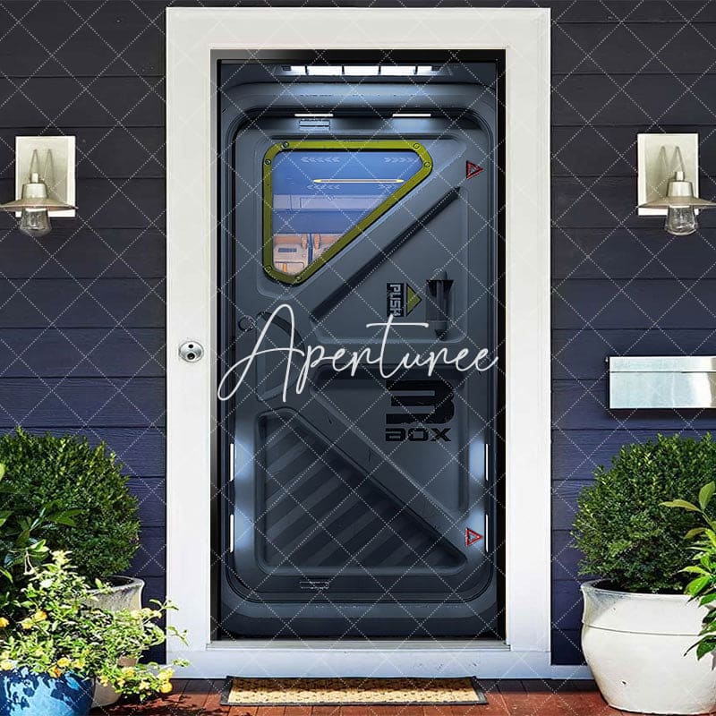 Aperturee - Aperturee Gray Biochemistry Laboratory Door Party Door Cover