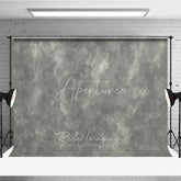 Aperturee - Aperturee Gray Textured Abstract Photography Backdrop Distressed Concrete Plaster Wall Background for Studio Portraits