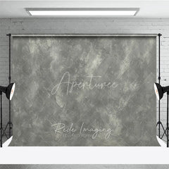 Aperturee - Aperturee Gray Textured Abstract Photography Backdrop Distressed Concrete Plaster Wall Background for Studio Portraits