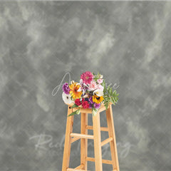 Aperturee - Aperturee Gray Textured Abstract Photography Backdrop Distressed Concrete Plaster Wall Background for Studio Portraits