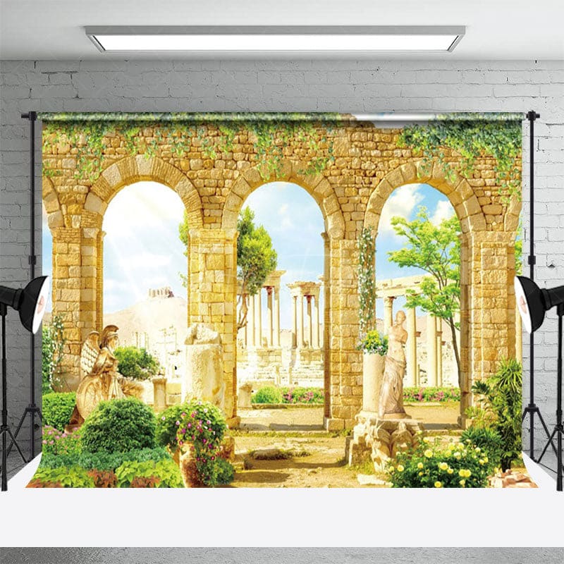 Aperturee - Aperturee Great Miracle Warm Sunshine Photography Backdrop