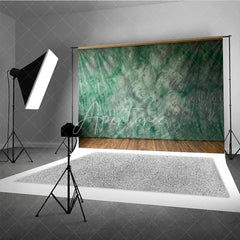Aperturee - Aperturee Green and Grey Abstract Mottled Photography Backdrop Artistic Textured Studio Prop for Professional Portrait Sessions