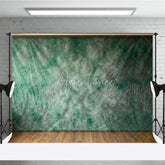 Aperturee - Aperturee Green and Grey Abstract Mottled Photography Backdrop Artistic Textured Studio Prop for Professional Portrait Sessions