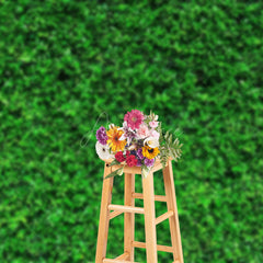 Aperturee - Aperturee Green Dense Leaves Natural Spring Scenery Backdrop