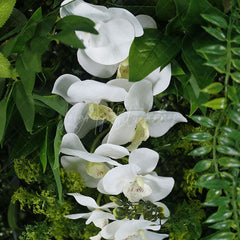 Aperturee - Aperturee Green Plant Floral Artificial Flower Wall For Wedding