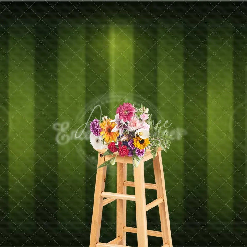 Aperturee - Aperturee Green Soccer Field Backdrop Football Pitch Stadium Lights Sports Theme Party Photo Booth