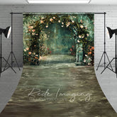 Aperturee - Aperturee Green Wall Plant Floral Arch Wedding Sweep Backdrop