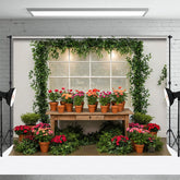 Aperturee - Aperturee Greenhouse Floral Fresh And Sweet Spring Backdrop