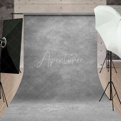 Aperturee - Aperturee Grey Abstract Texture Sweep Backdrop Professional Portrait Photography Studio Decor
