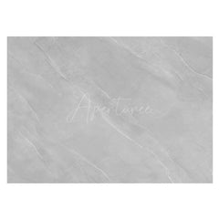 Aperturee - Aperturee Grey White Mixed Mabled Texture Rubber Floor Mat
