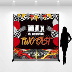 Aperturee - Aperturee Growing Two Fast Racer Game Custom Birthday Backdrop