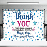 Aperturee - Aperturee Happy Case Management Blue Dots Thank You Backdrop