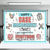 Aperturee - Aperturee Happy Case Management Week Blue Thank You Backdrop