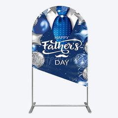 Aperturee - Aperturee Happy Fathers Day Suit With Balloons Arch Backdrop