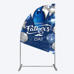 Aperturee - Aperturee Happy Fathers Day Suit With Balloons Half Moon Arch Backdrop