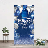 Aperturee - Aperturee Happy Fathers Day Suit With Balloons Rectangle Backdrop