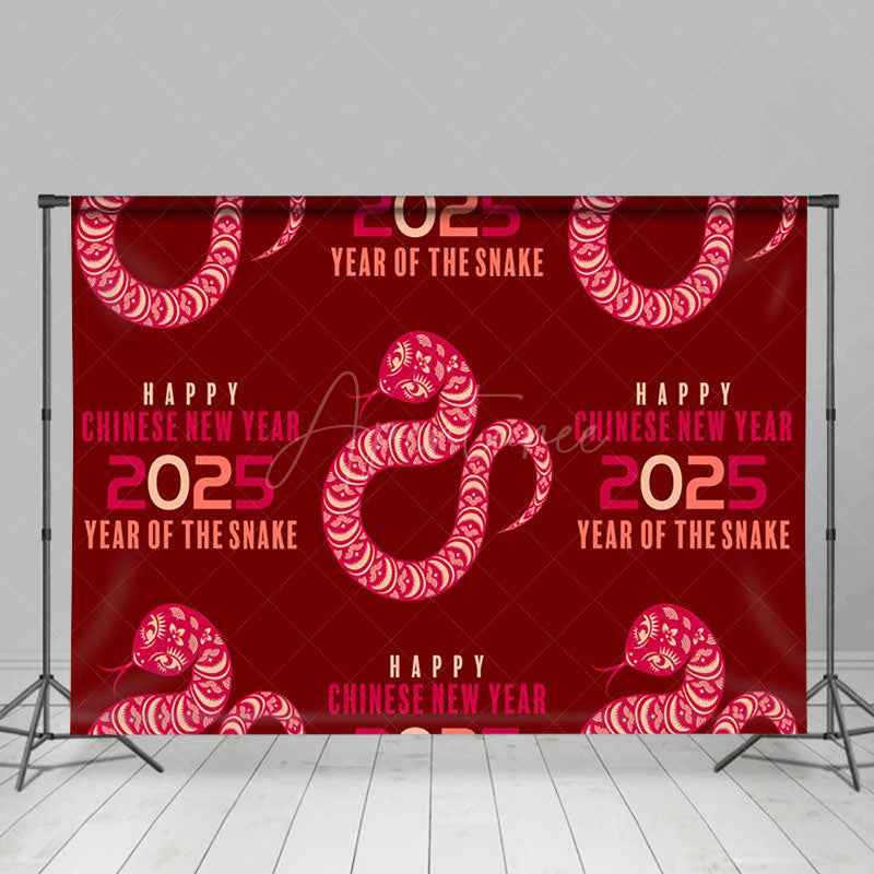 Aperturee - Aperturee Happy Lunar New Year Of The Snake Holiday Backdrop
