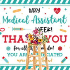 Aperturee - Aperturee Happy Medical Assistant Week Appreciate Backdrop