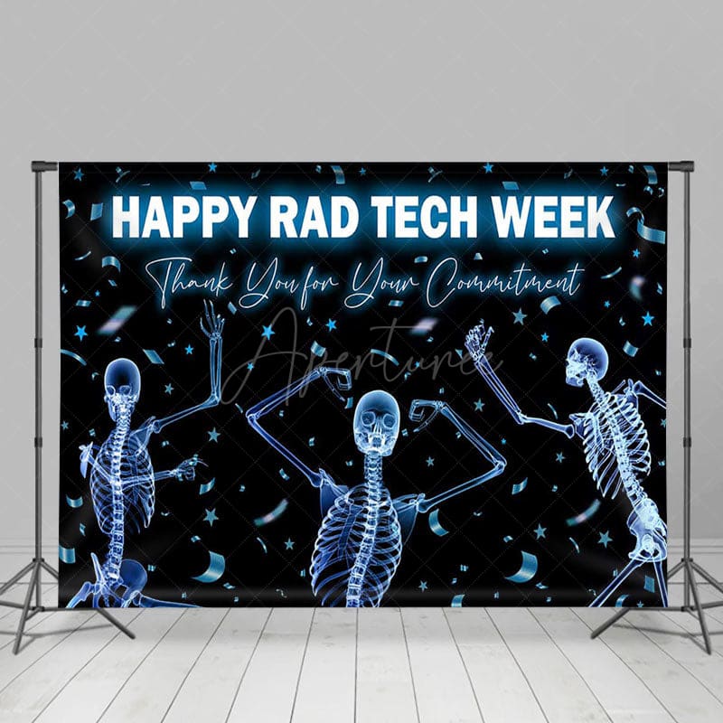 Aperturee - Aperturee Happy Rad Tech Week Appreciate All You Do Backdrop