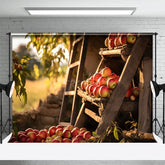 Aperturee - Aperturee Harvest Apple Farm Sweet Bokeh Photography Backdrop