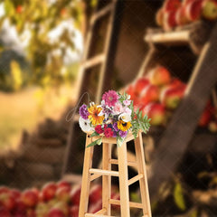 Aperturee - Aperturee Harvest Apple Farm Sweet Bokeh Photography Backdrop
