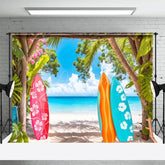 Aperturee - Aperturee Hawaii Outdoor Surfboard Beach Summer Vibe Backdrop