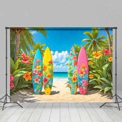 Aperturee - Aperturee Hawaii Outdoor Surfboards Green Summer Vibe Backdrop