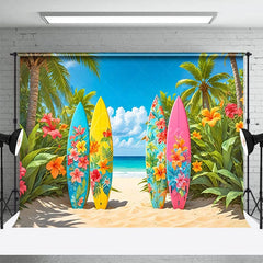 Aperturee - Aperturee Hawaii Outdoor Surfboards Green Summer Vibe Backdrop