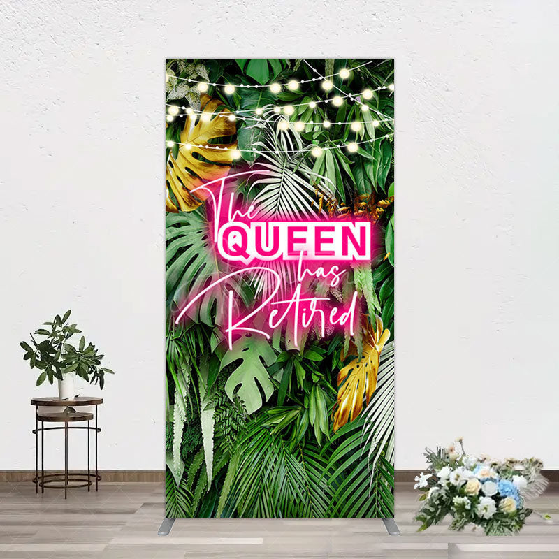 Aperturee - Aperturee Hawaii Queen Retirement Party Bash Rectangle Backdrop