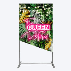 Aperturee - Aperturee Hawaii Queen Retirement Party Bash Rectangle Backdrop