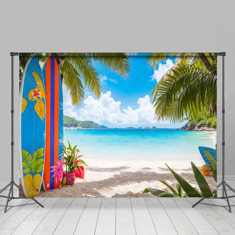 Aperturee - Aperturee Hawaii Surfboards Beach Sea Summer Vibe Backdrop