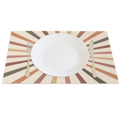 Aperturee - Aperturee Here Comes Sun Music World Cute Set of 4 Placemats