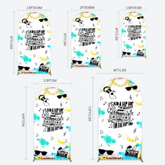 Aperturee - Aperturee Hip Hop Sunglasses Note Gold Necklace Arch Backdrop