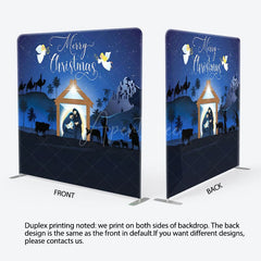 Aperturee - Aperturee Holy Light Star Jesus Born Tension Fabric Backdrop