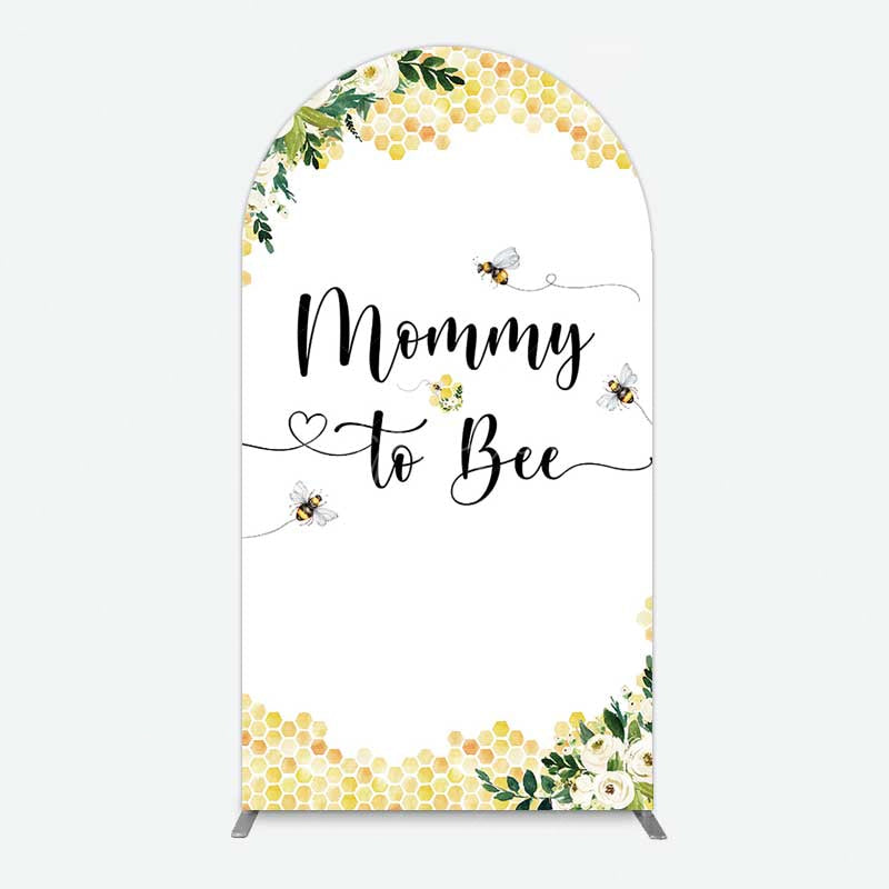 Aperturee Aperturee Honeycomb Mommy To Bee Baby Shower Arch Backdrop