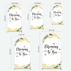 Aperturee Aperturee Honeycomb Mommy To Bee Baby Shower Arch Backdrop