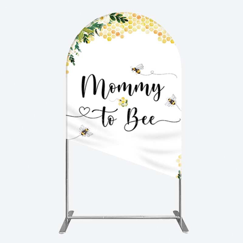 Aperturee Aperturee Honeycomb Mommy To Bee Baby Shower Arch Backdrop