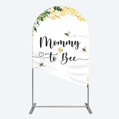 Aperturee Aperturee Honeycomb Mommy To Bee Baby Shower Arch Backdrop