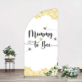 Aperturee Aperturee Honeycomb Mommy To Bee Baby Shower Half Moon Arch Backdrop