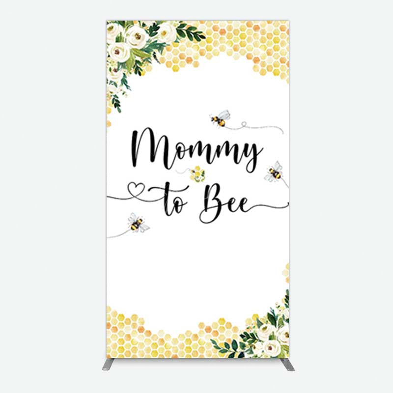 Aperturee Aperturee Honeycomb Mommy To Bee Baby Shower Rectangle Backdrop