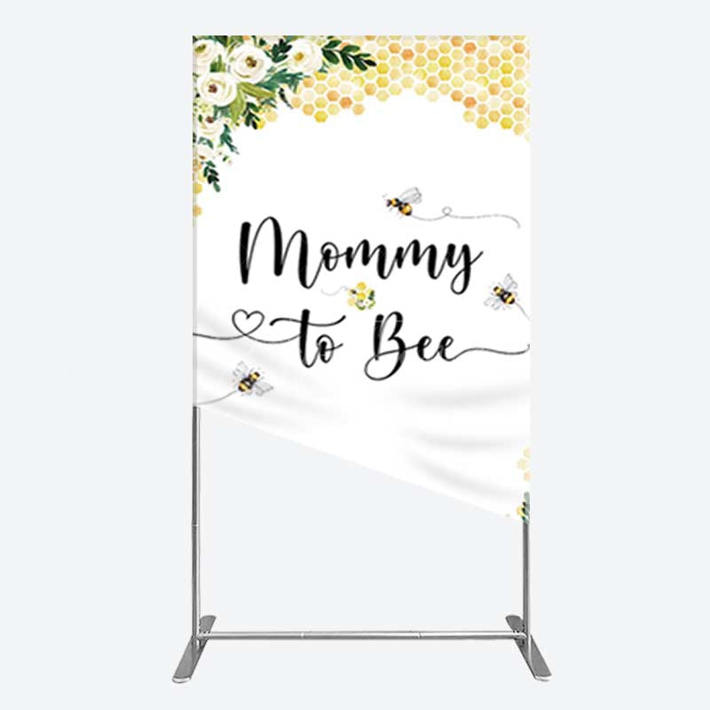 Aperturee Aperturee Honeycomb Mommy To Bee Baby Shower Rectangle Backdrop