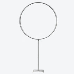 Aperturee - Aperturee Hoop Balloon Circle Loop Stand for Party Question Mark Half Circle Shape Gender Reveal Decor Balloon Frame